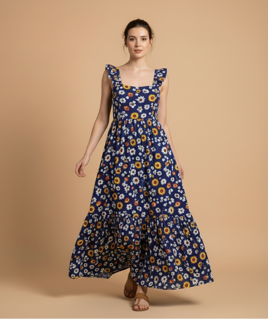 Alina – Letnia Sukienka w Kwiaty